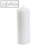 Papstar Stumpenkerze, ? 60 mm, H 165 mm, wei?, 10er-Pack, 13605