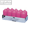 Papstar Stumpenkerzen, ? 40 mm, H 90 mm, altrosa, 4x 10 St?ck, 17913