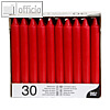 Papstar Tafelkerzen, ? 2.15 cm, H 19.6 cm, rot, 4x 30 St?ck, 13700