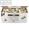 Papstar Teelichter, ? 37 mm, H 14 mm, wei?, 380er-Pack, 13804