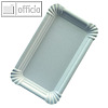 Papstar Pappteller "pure", eckig, 9 x 15 cm, wei?, 2.000 St?ck, 11006