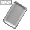 Papstar Pappteller "pure", eckig, 10 x 16 cm, wei?, 2.000 St?ck, 11050