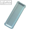 Papstar W?rstchen-Pappen "pure", eckig, 8 x 23 cm, wei?, 1.000 St?ck, 11014