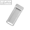 Papstar W?rstchen-Pappen "pure" mit Anfasser, 8 x 21 cm, wei?, 1.000 St?ck,11030