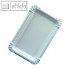 Papstar Pappteller "pure", eckig, 13 x 20 cm, wei?, 450 St?ck, 81197