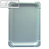 Papstar Pappteller "pure", eckig, 16.5 x 23 cm, wei?, 375 St?ck, 81199