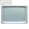 Papstar Pappteller "pure", eckig, 18 x 26 cm, wei?, 500 St?ck, 11092