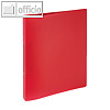 Pagna Ringbuch "Lucy Colours" DIN A4, 25 mm, PP, rot-transparent, 20900-03