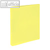 Pagna Ringbuch "Lucy Colours" DIN A4, 25 mm, PP, gelb-transparent, 20900-04