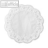 Papstar Tortenspitzen, rund, Ø 20 cm, weiß, 2.000er-Pack (20x 100), 12454