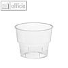 Papstar Trinkbecher, PS, 0.1 l, Ø 6.5cm, 5.1cm hoch, transparent, 225 St., 12144