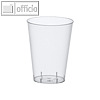 Papstar Trinkbecher, PS, 0.4l, ? 9cm, 13cm hoch, transparent, 500 St., 12161