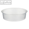Papstar Verpackungsbecher, rund, 125 ml, ? 10.1 cm, 3.1 cm hoch, 1.000 St.,82040