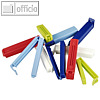Papstar Verschluss-Clips, PP, sortiert, 200er-Pack, 19946