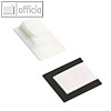 Kunststoff-Notizhalter CLIP TAB, selbstklebend, 20 x 24 mm, wei?, 10er Pack