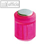 Power Magnet Zylinder ? 14 mm, Haftkraft 1.900g, kristallpink, 6 St., 4806-04