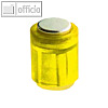 Power Magnet Zylinder ? 14 mm, Haftkraft 1.900 g, kristallgelb, 6 St., 4806-07