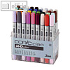 Copic Allround-Marker ciao, 2 Spitzen, nachfüllbar, sortiert, 36 Farben,22075365