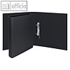 S.O.H.O. Ringbuch schmal, DIN A4, 2 Ringe, 25mm, schwarz, 3er Pack, 1316452700