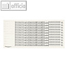 officio Organisationsstreifen für Kanzleihefter, weiß, 100 Stück, 9040101