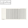 officio Organisationsstreifen f?r Kanzleihefter, wei?, 100 St?ck, 9040101
