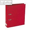 S.O.H.O. B?ro-Ordner, 80 mm R?ckenbreite, Einsteckschild, rot, 4er Pack