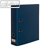S.O.H.O. B?ro-Ordner, 80 mm R?ckenbreite, Einsteckschild, navy, 4er Pack