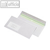 Briefumschlag DL, haftklebend, CO2-neutral 75g/m?, Fenster, hochwei?, 20 St.