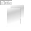 officio Umschlagdeckel Hochglanzkarton glossy, DIN A4, wei?, 100 St?ck, KF00498
