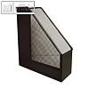 officio Stehsammler, DIN A4, Metall, 8.7 x 29.5 x 25 cm, schwarz, KF00862