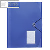 Foldersys Eckspannersammelmappe blau