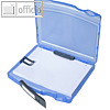 FolderSys Dokumenten-Box GO-Case, DIN A4, PP, Rücken 45 mm, blau, 30302-44