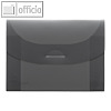 FolderSys Sichttasche STRONG, DIN A5 quer, PP, anthrazit, 50 St?ck, 40142-34