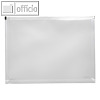 FolderSys Gleitverschluss-Tasche, DIN A4, PP, klar, 50 St?ck, 40425-04