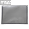 FolderSys Gleitverschluss-Tasche, DIN A3, PP, anthrazit, 20 St?ck, 40426-34