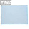 FolderSys Gleitverschluss-Tasche, DIN A3, PP, blau, 20 Stück, 40426-44