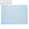 FolderSys Gleitverschluss-Tasche, DIN A3, PP, blau, 20 St?ck, 40426-44