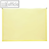 FolderSys Gleitverschluss-Tasche, DIN A3, PP, gelb, 20 Stück, 40426-64