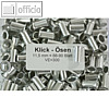 officio Klick-?sen Nr.4, L 11.5 mm, bis ca. 90 Blatt, silber, 300 St?ck,klick115