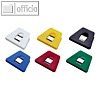 Briefklemmer SIGNAL 2, 70 x 50 mm, 13 mm Klemmweite, farbig sortiert, 10er Pack