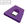 Briefklemmer SIGNAL 2, 70 x 50 mm, 13 mm Klemmweite, violett, 10er Pack, 1121-18