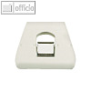 Briefklemmer SIGNAL 3, 90 x 70 mm, 23 mm Klemmweite, weiß, 100er Pack, 1130-10