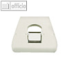Briefklemmer SIGNAL 3, 90 x 70 mm, 23 mm Klemmweite, wei?, 100er Pack, 1130-10