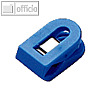 Laurel Briefklemmer LILIPUT, 15 x 25 mm, Klemmweite: 7 mm, blau, 100 St.,1100-30