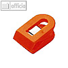 Briefklemmer LILIPUT, 15 x 25 mm, Klemmweite: 7 mm, orange, 100 St., 1100-50