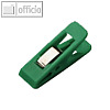 Laurel Briefklemmer TAIFUN, 15 x 50 mm, Klemmweite: 13 mm, gr?n, 100 St.,1900-60