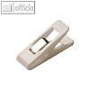 Laurel Briefklemmer TAIFUN, 15 x 50 mm, Klemmweite: 13 mm, wei?, 100St, 1900-10