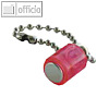 Power Magnet Zylinder Ø14 mm, Kette, Haft 1900g, kristallpink, 3 St., 4816-04