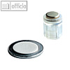Power Magnet Zylinder ?14 mm, Scheibe, Haft 1.900g, kristall, 4 St., 4856-00