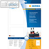Herma Inkjet Flaschenetiketten, Glossy, weiß, 90 x 120 mm, 40 Stück, 8882